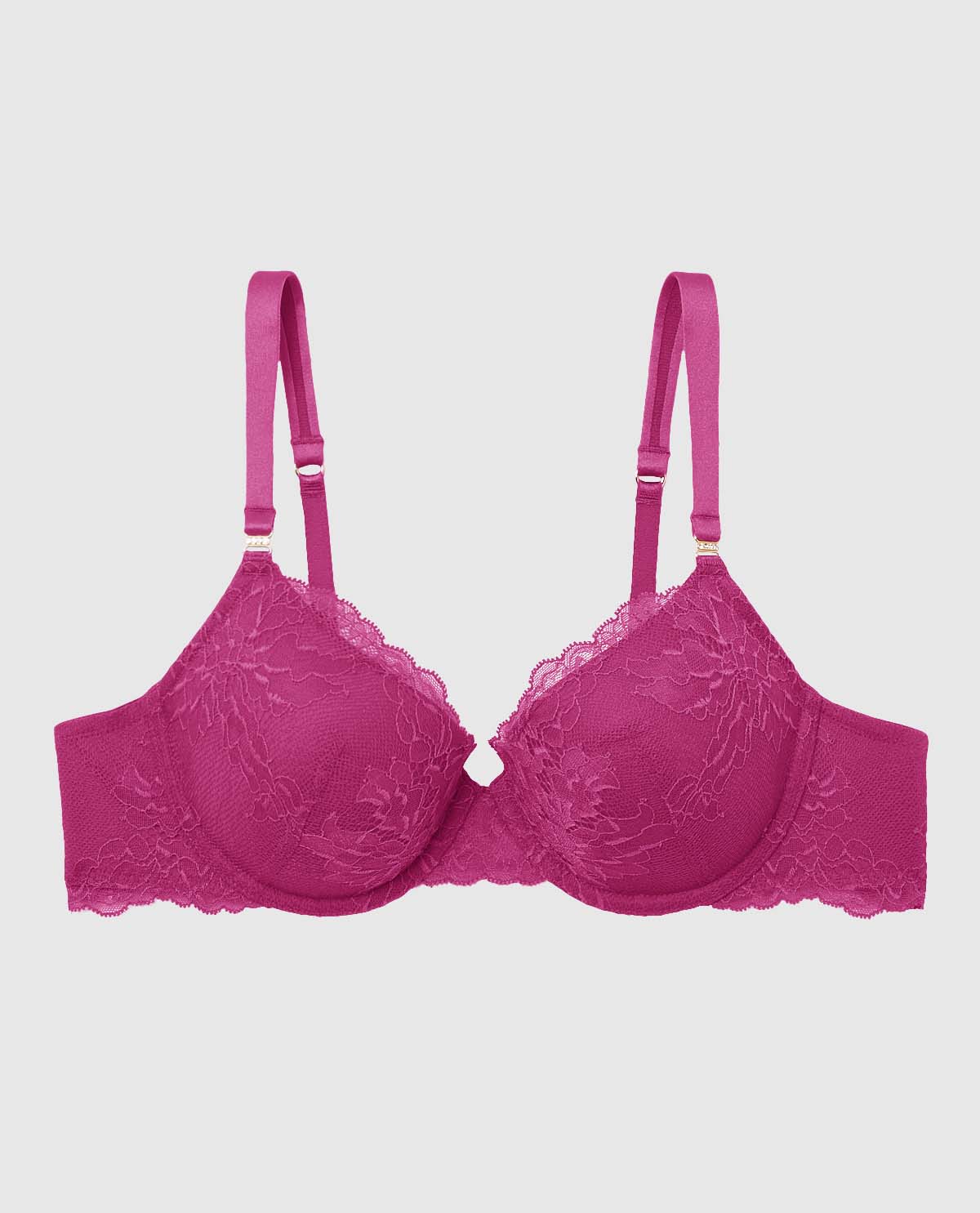 Soutien-gorge couvrant légèrement doublé en dentelle