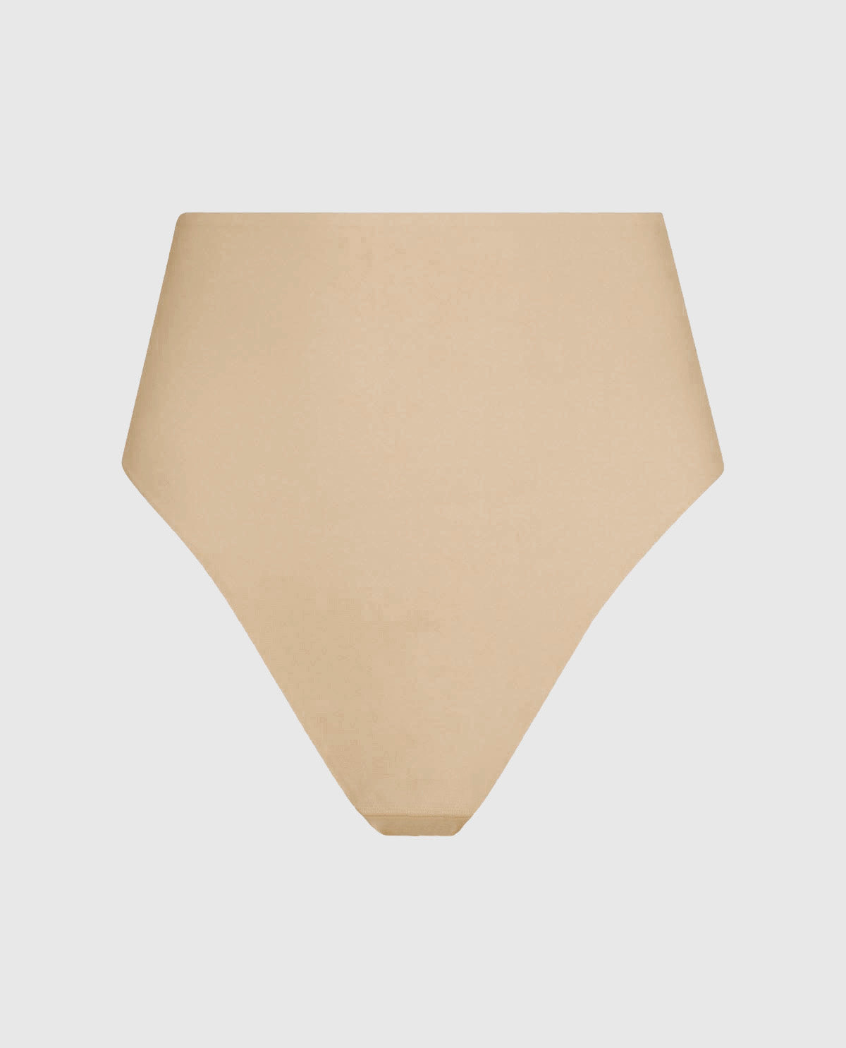 Tanga lissant taille haute havane