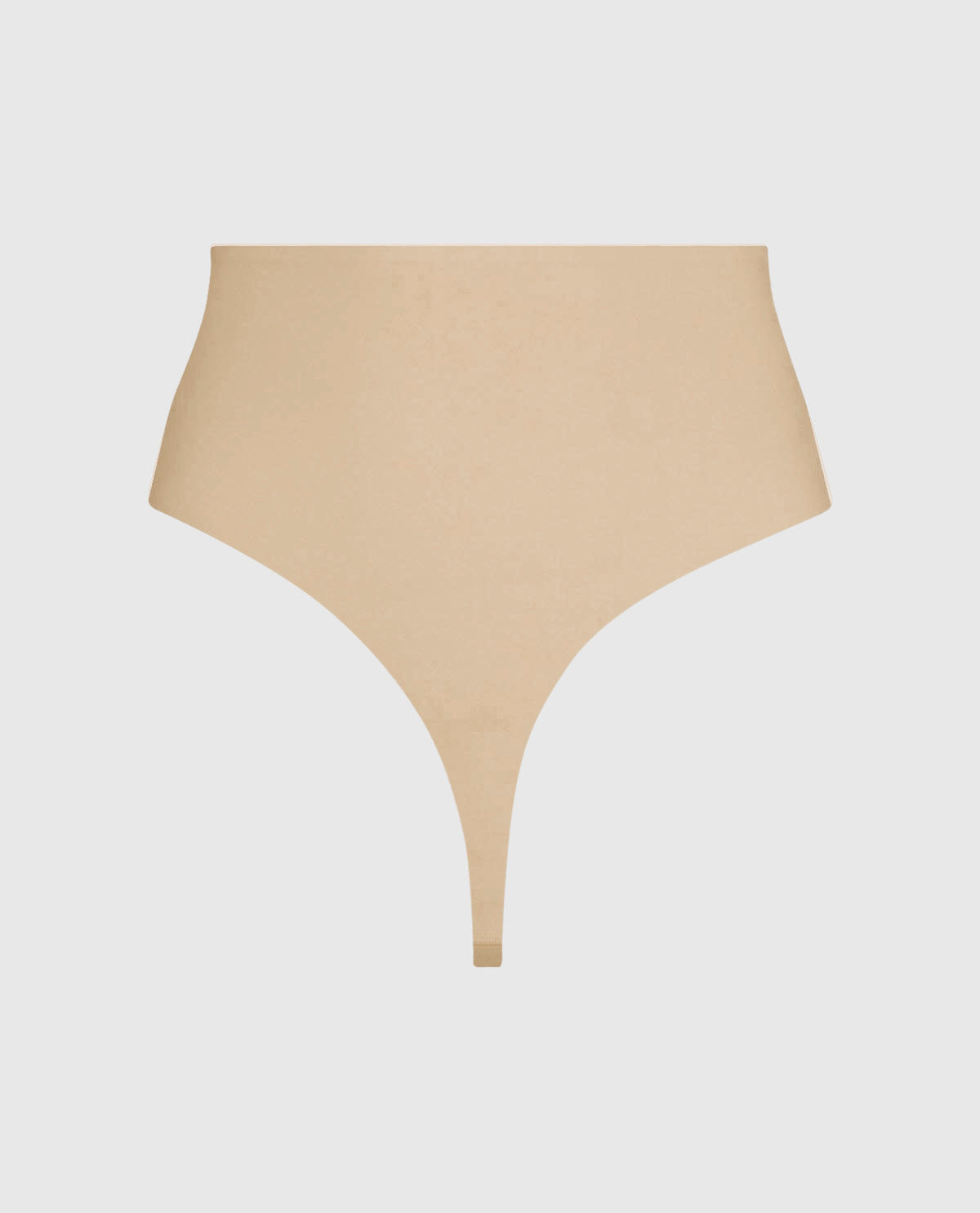 Tanga lissant taille haute havane