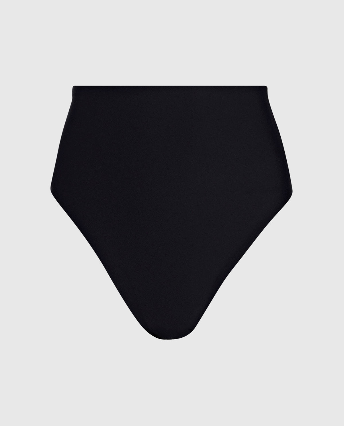 Tanga lissant taille haute noir