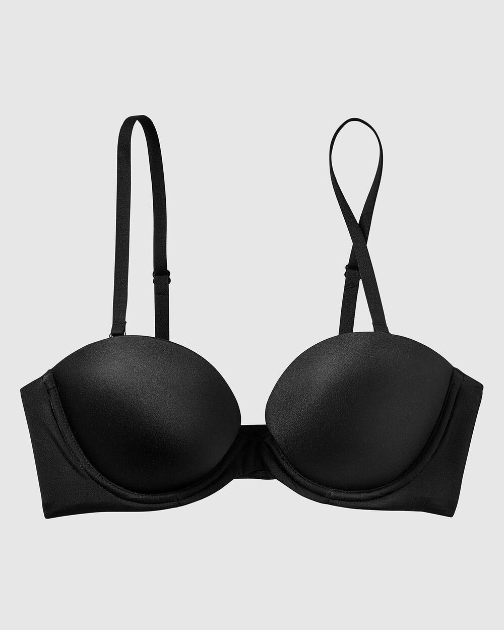 Strapless Push Up Bra in Black