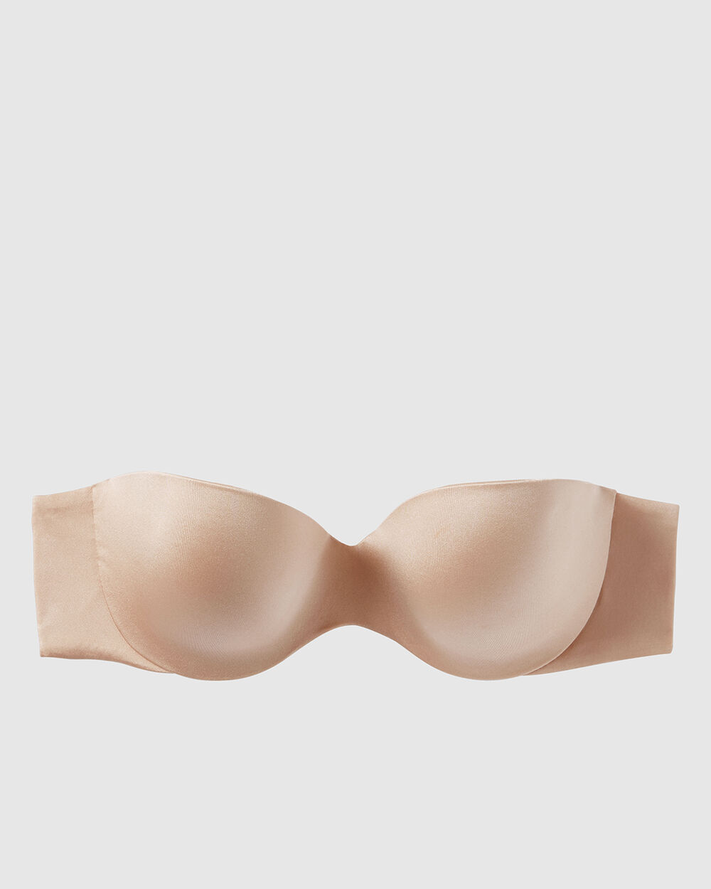 Doux soutien-gorge sans bretelles légèrement doublé