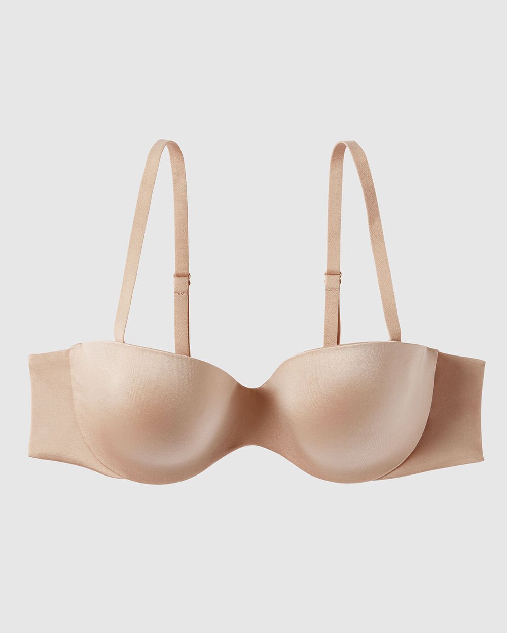 Doux soutien-gorge sans bretelles légèrement doublé