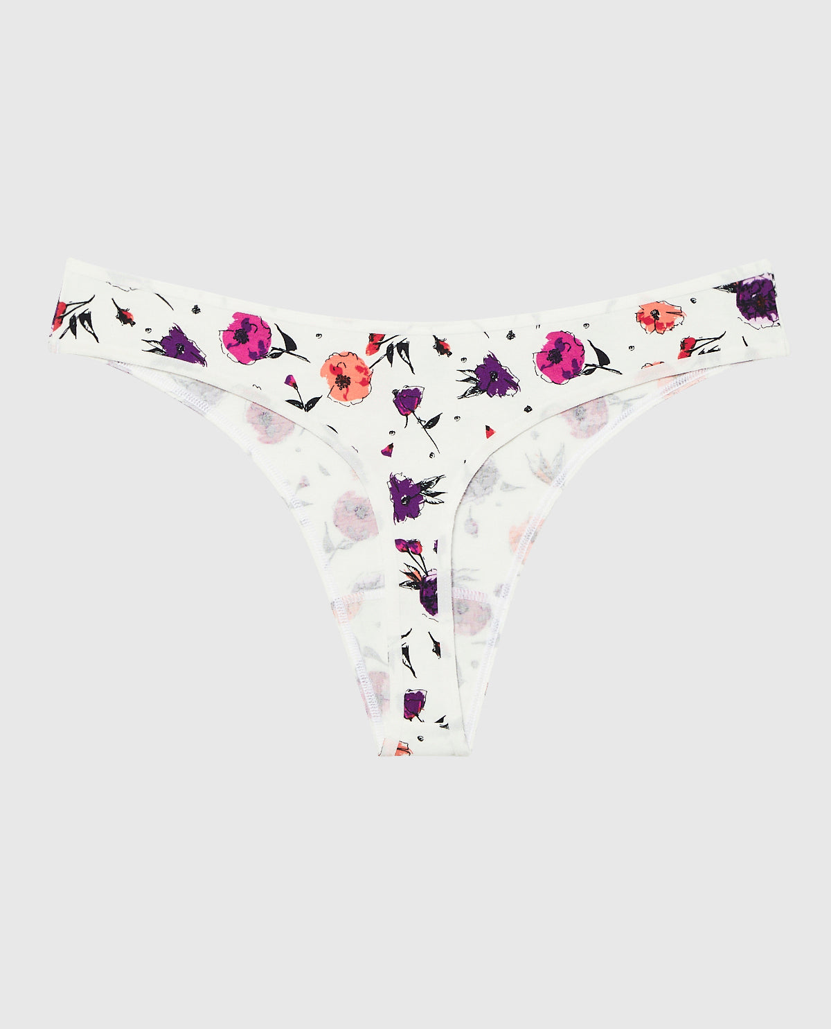 Remix Cotton Thong Panty