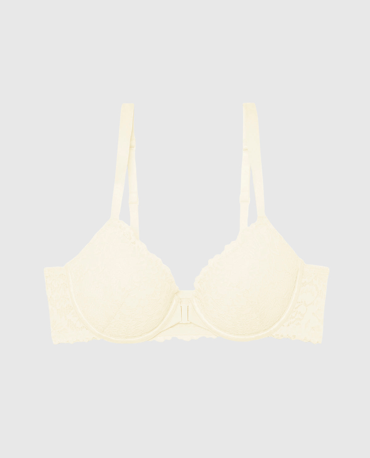 Lightly Lined Full Coverage Bra with Allover Lace