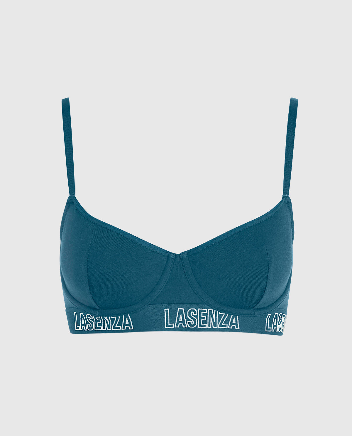 Doux soutien-gorge balconnet en coton non doublé