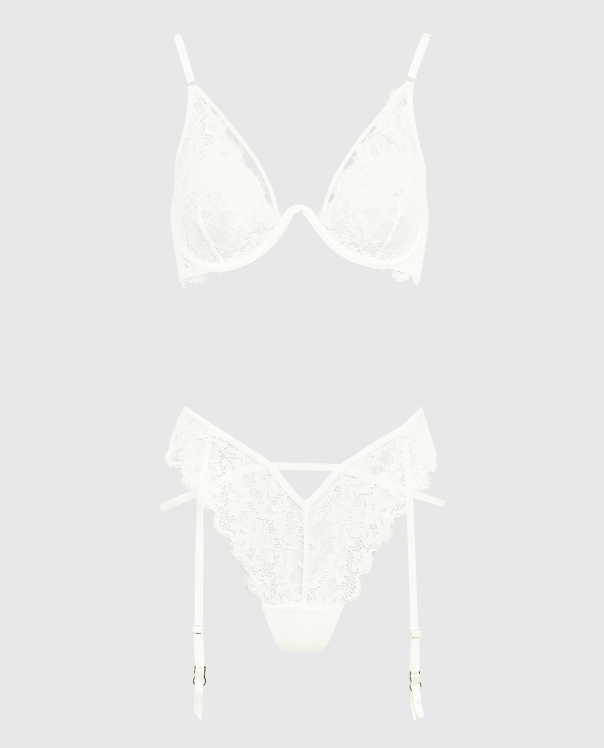 Soutien-gorge en dentelle non doublée