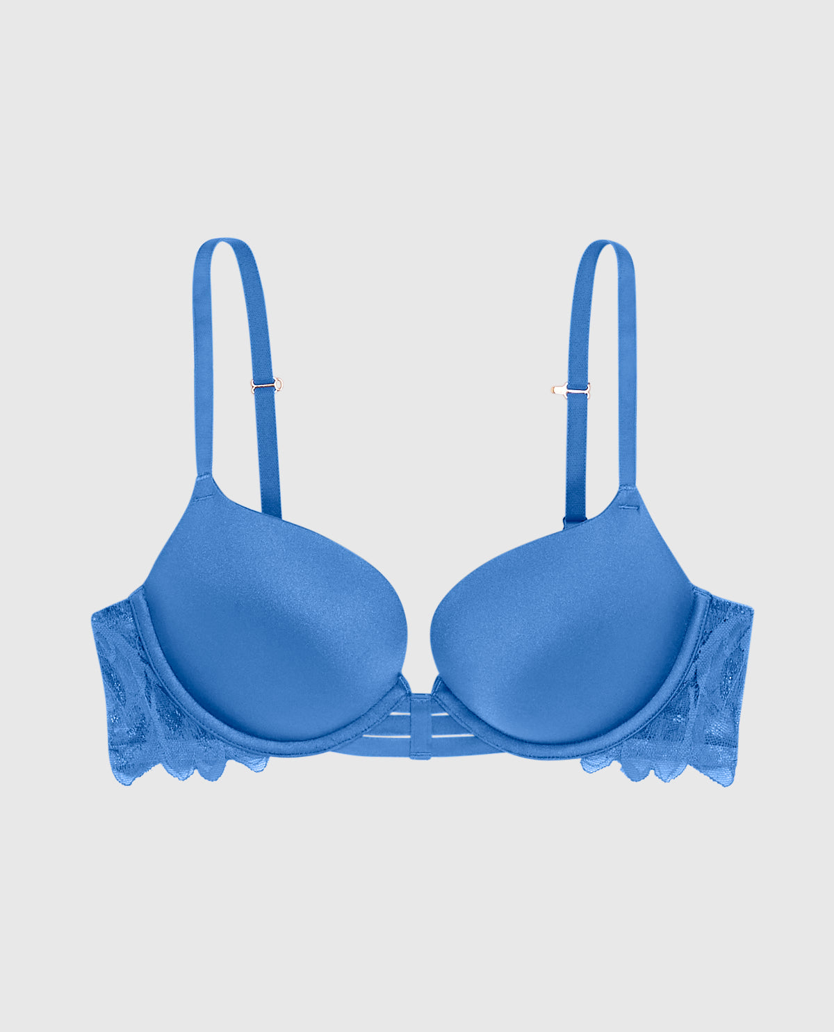 Push Up Bra with Lace Wing