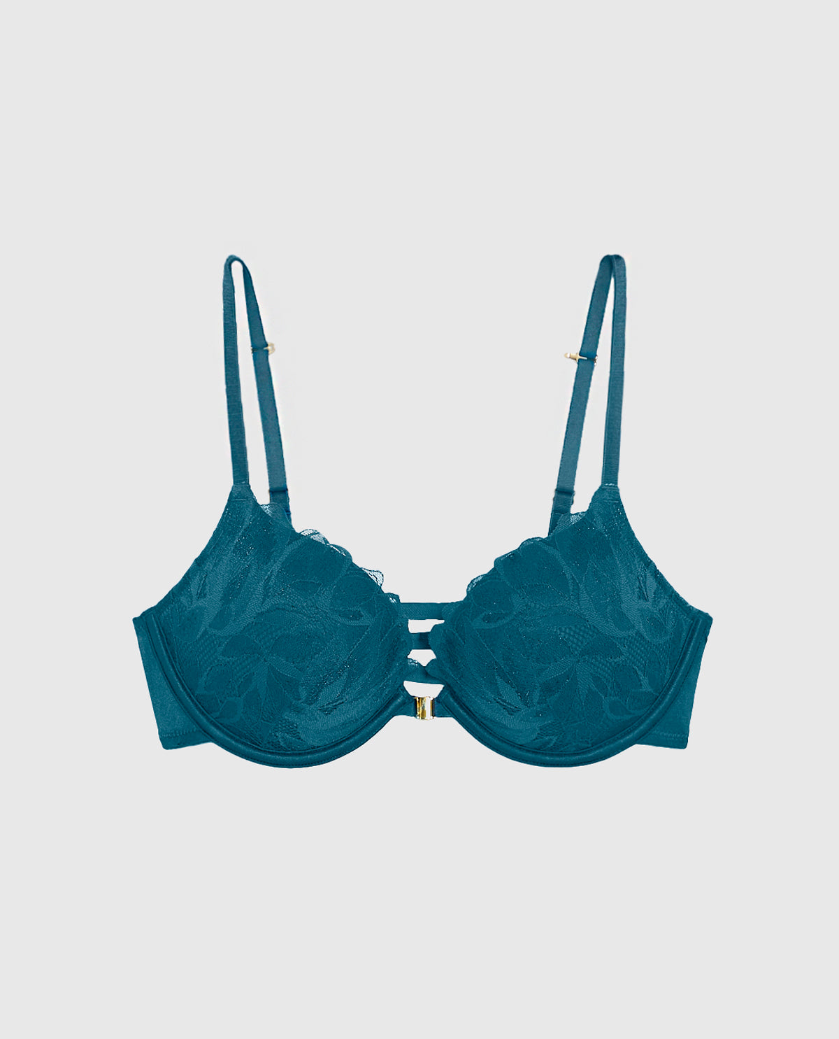 Up 2 Cup Push Up Bra with Allover Lace