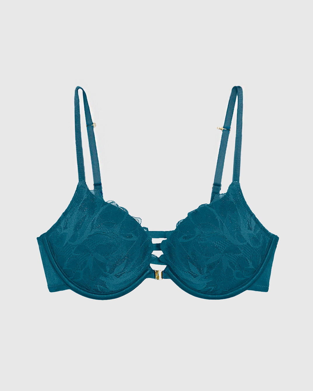 Up 2 Cup Push Up Bra with Allover Lace