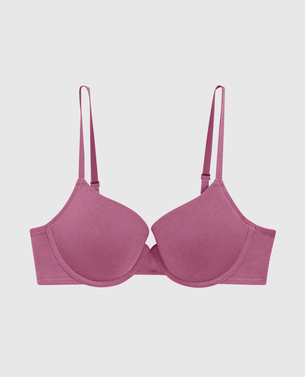 Soutien-gorge demi-buste en doux coton légèrement doublé