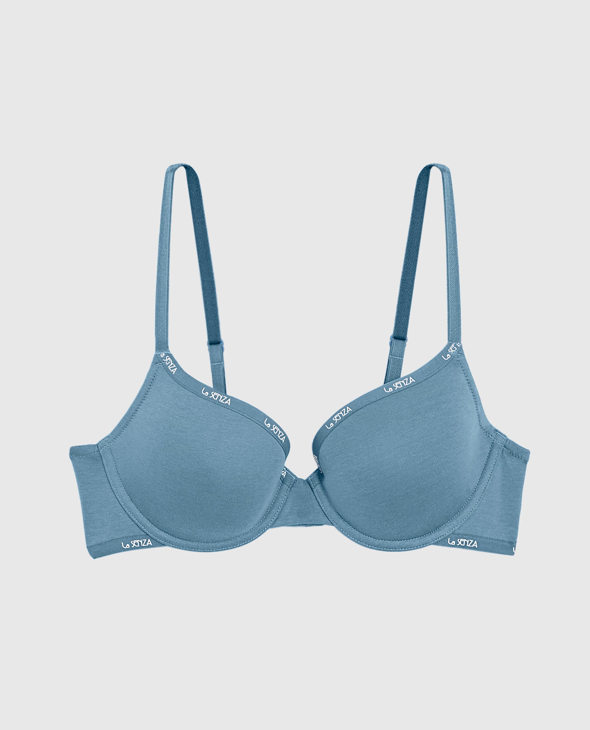 Doux soutien-gorge demi-buste légèrement doublé