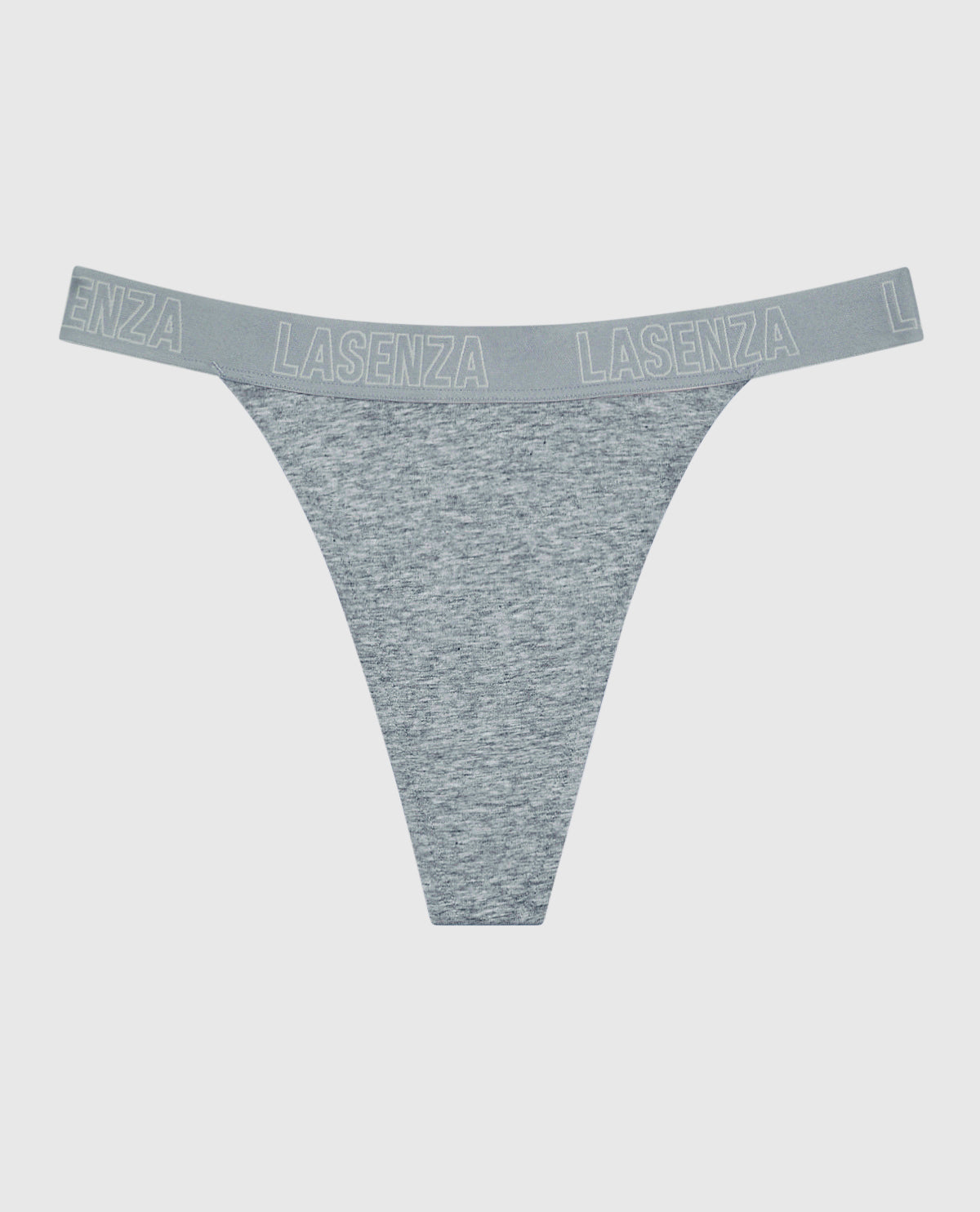 Everyday Thong Panty with Logo Trim