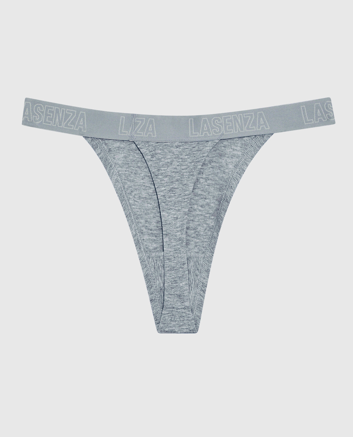 Everyday Thong Panty with Logo Trim