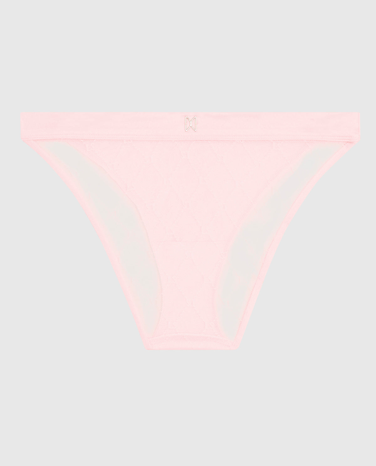 Culotte bikini taille moyenne à jambe échancrée