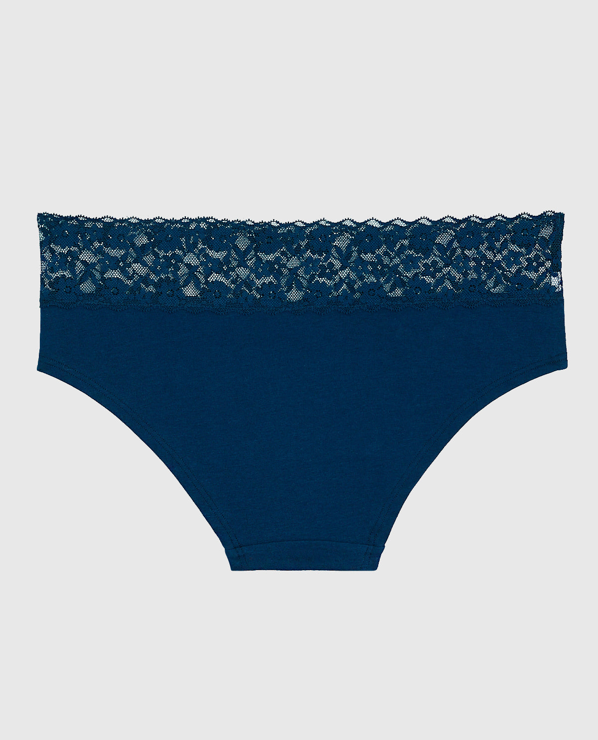 Hipster Panty with Lace in Ocean Cavern