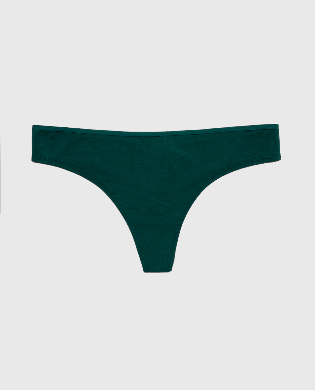 Ultrasoft Modal Thong Panty in Emerald Green