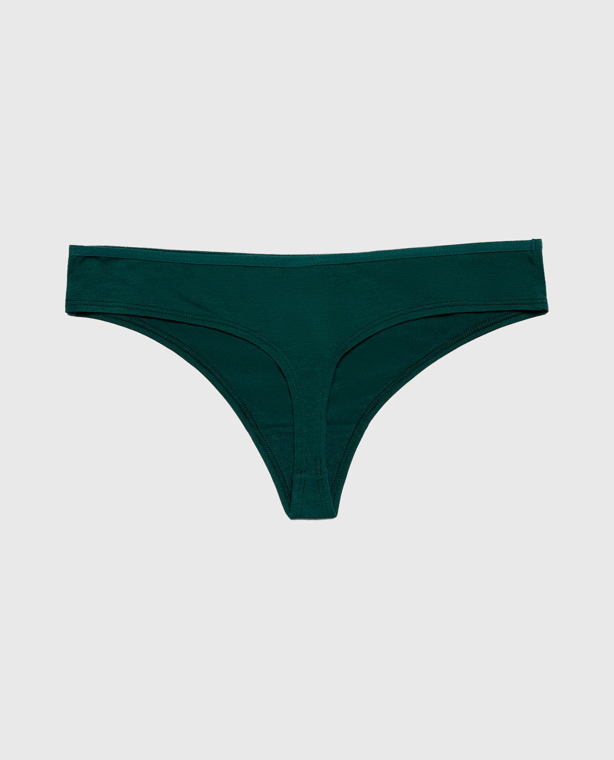 Ultrasoft Modal Thong Panty in Emerald Green