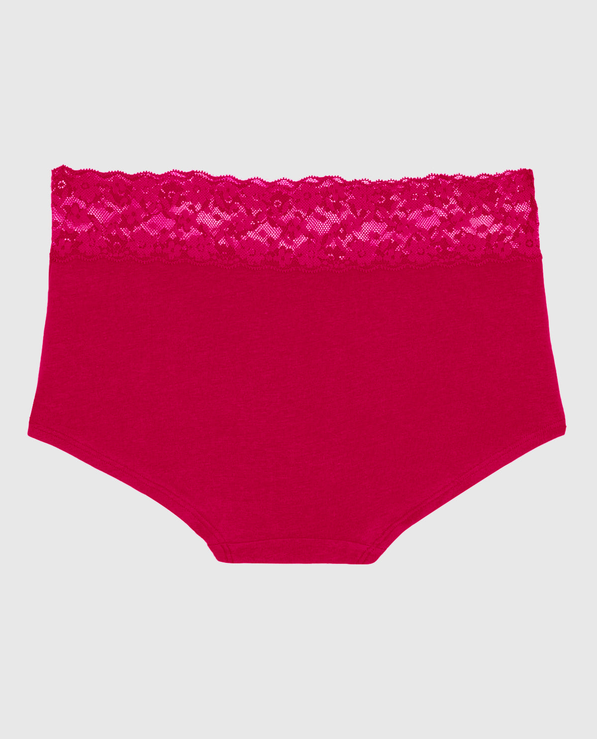 Boyshort Panty with Lace Trim