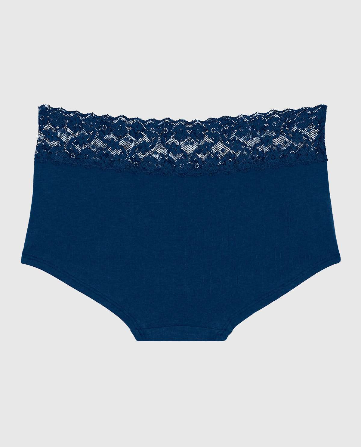 Boyshort Panty with Lace Trim