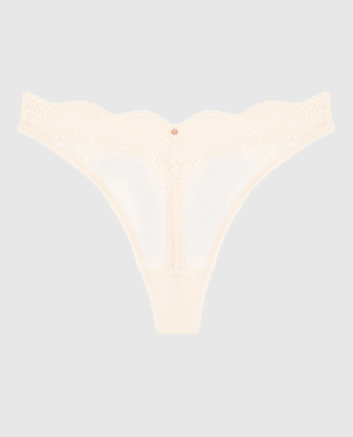 Lace High Leg Thong Panty