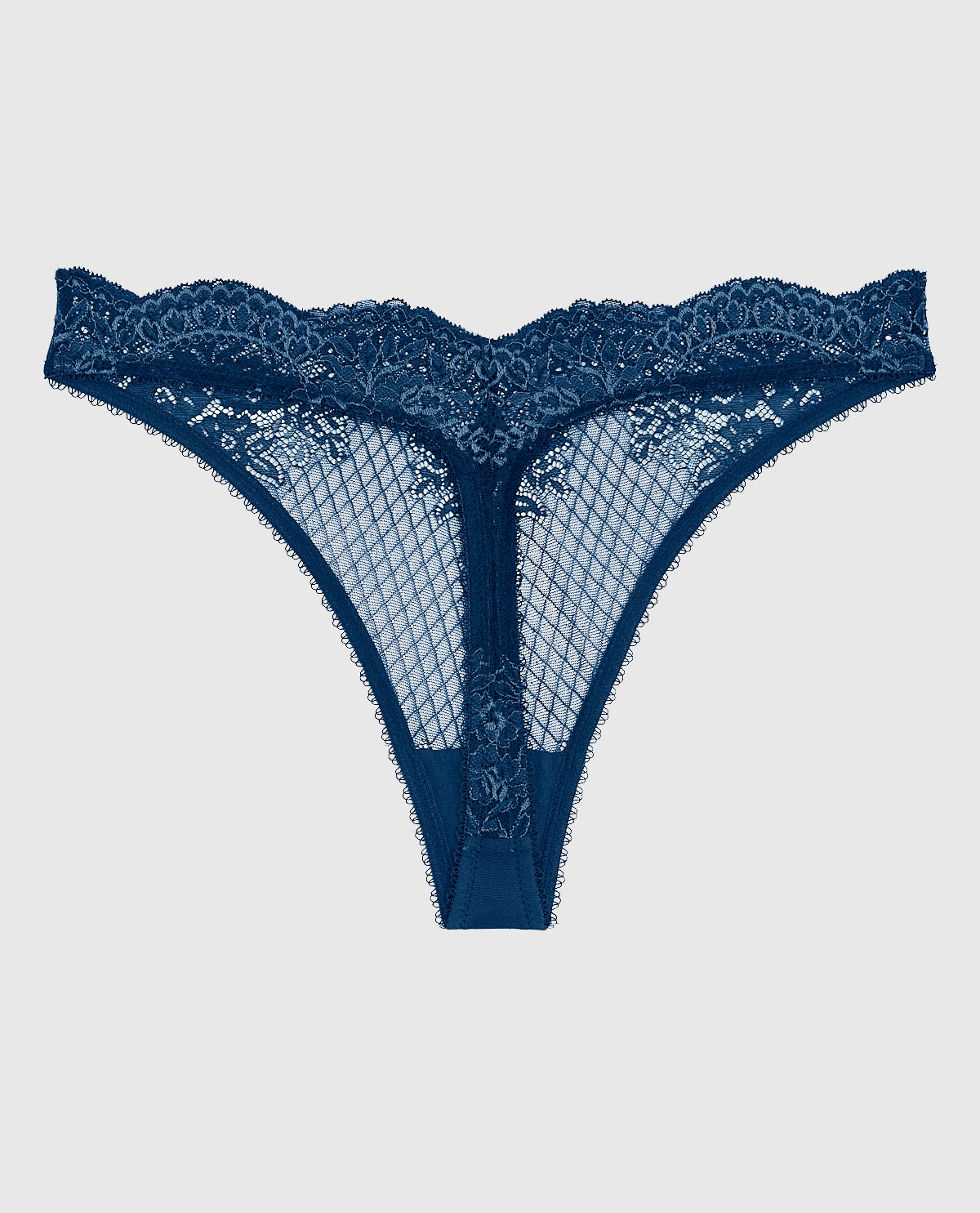 Lace High Leg Thong Panty