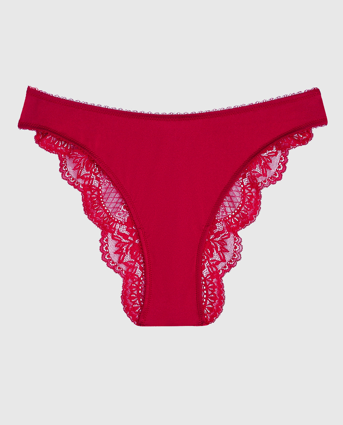 High Leg Cheeky Panty with Lace Back