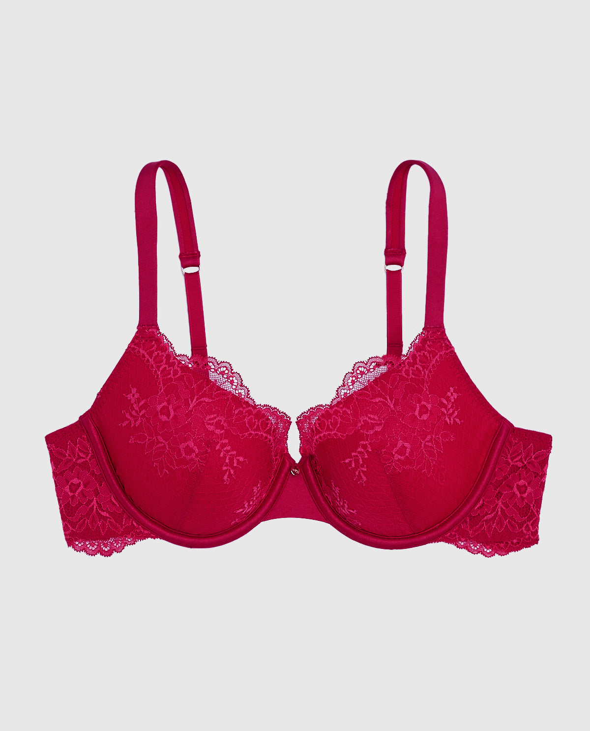 Allover Lace Lightly Lined Full Coverage Bra