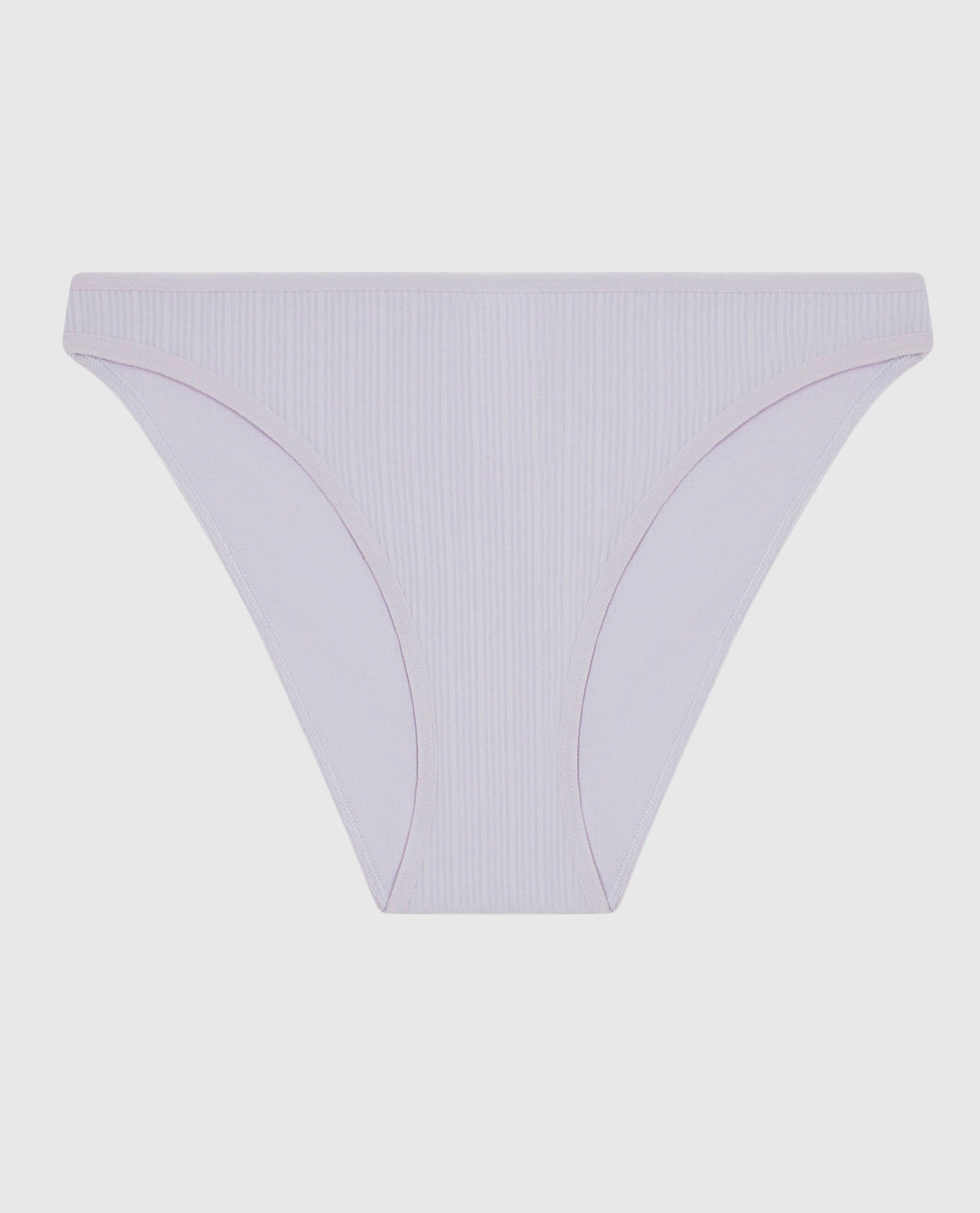 Ribbed Bikini Panty in Lavender Cake