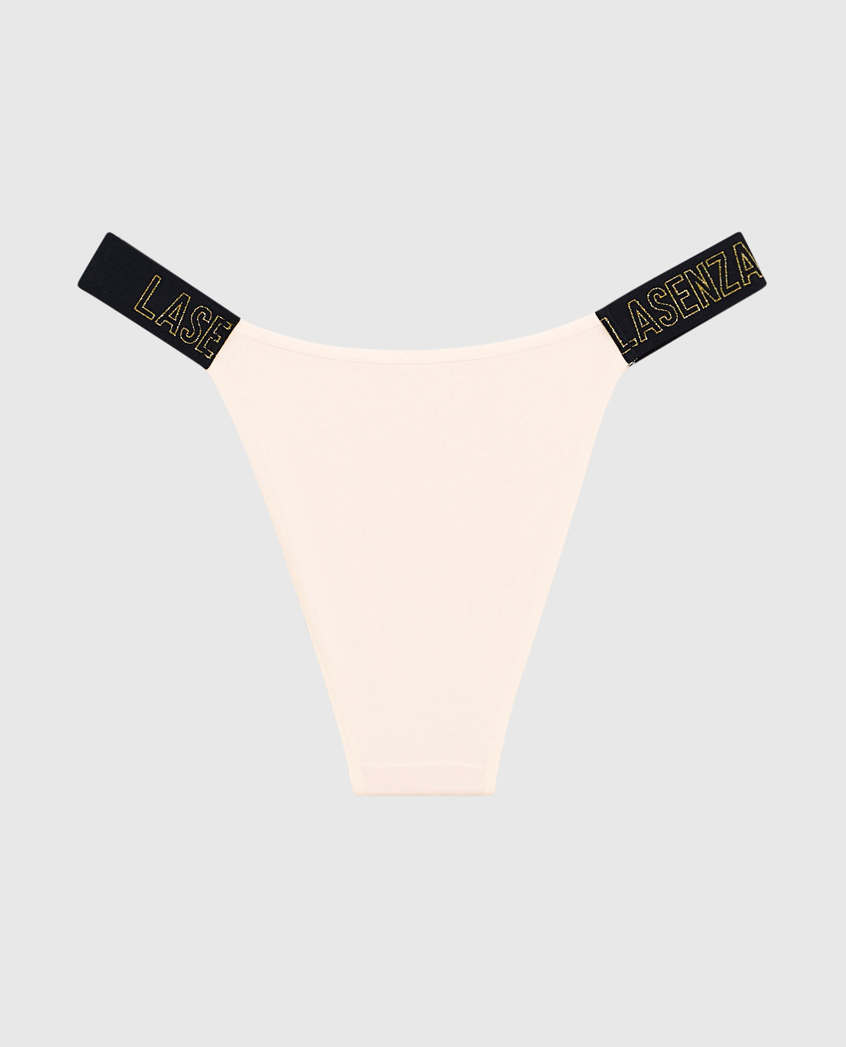 Cheeky Panty with Logo Band in Ivory Dawn