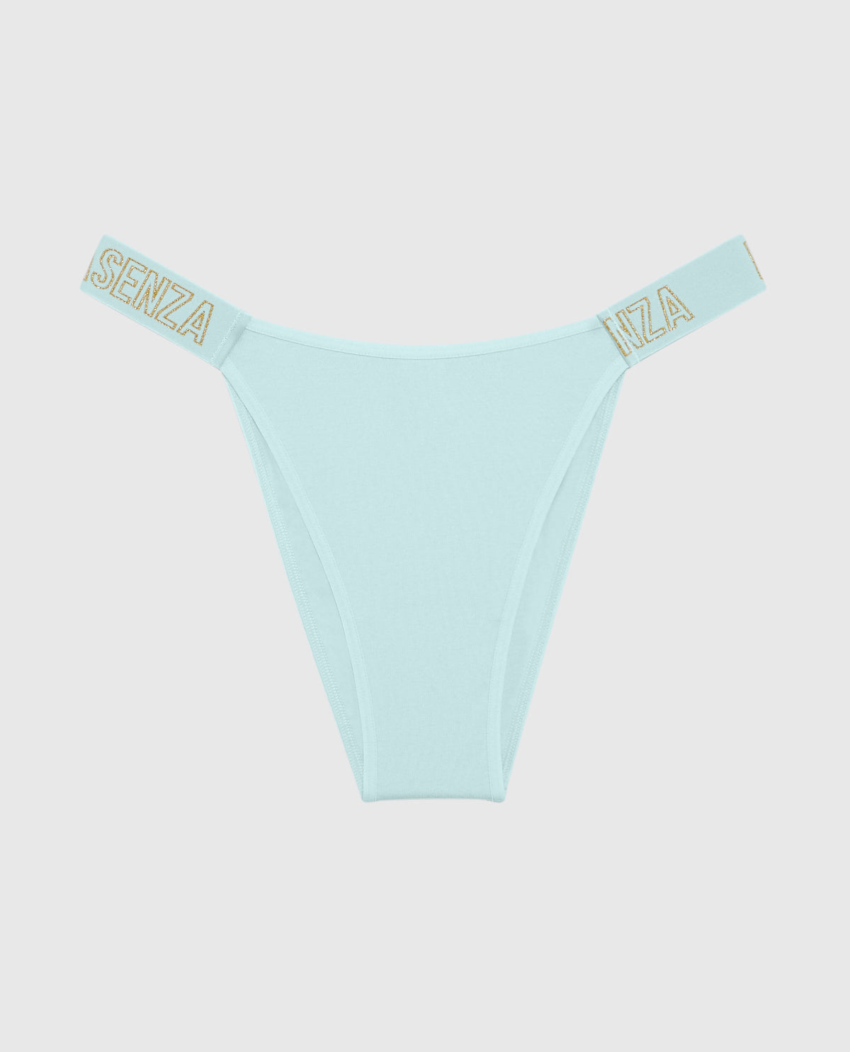 Cheeky Panty with Logo Band in Vista Blue