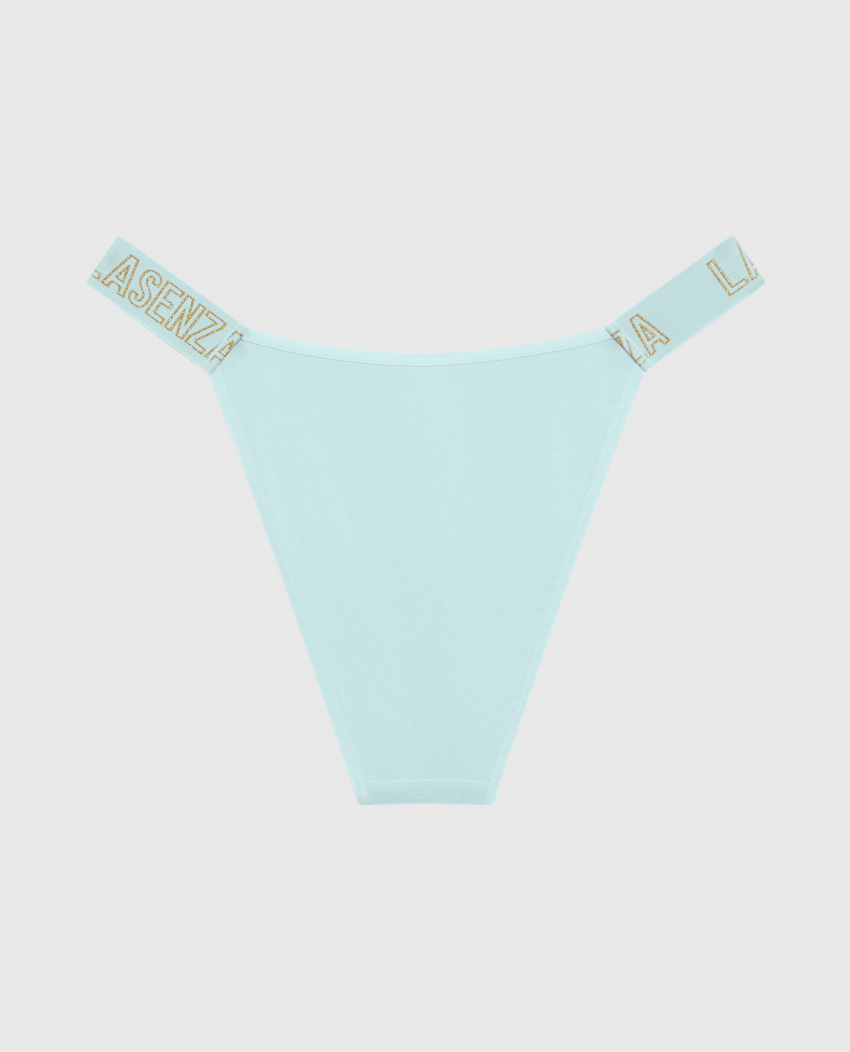 Cheeky Panty with Logo Band in Vista Blue