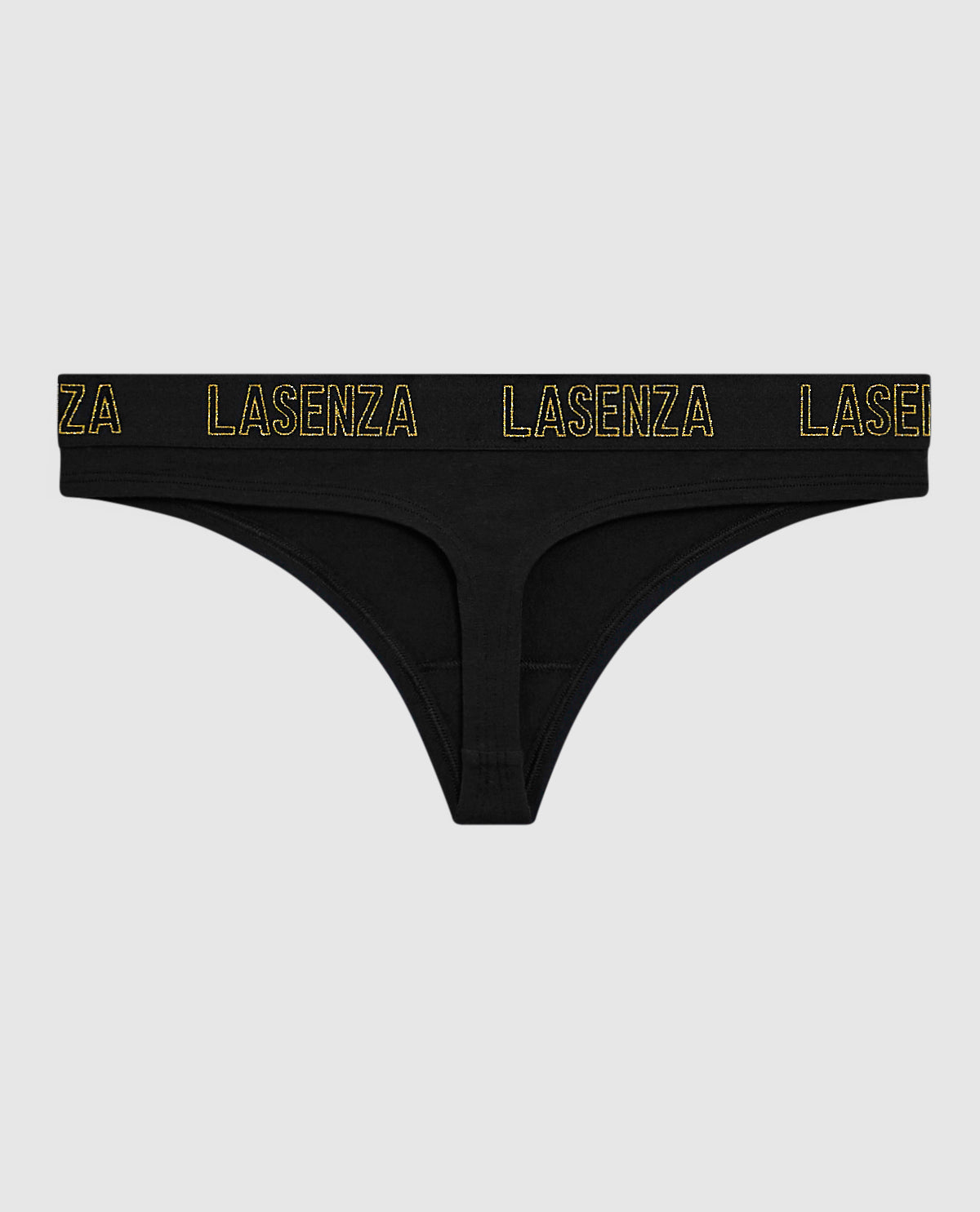 Thong Panty with Logo Band