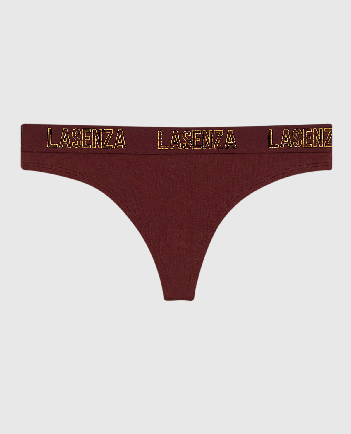 Thong Panty with Logo Band