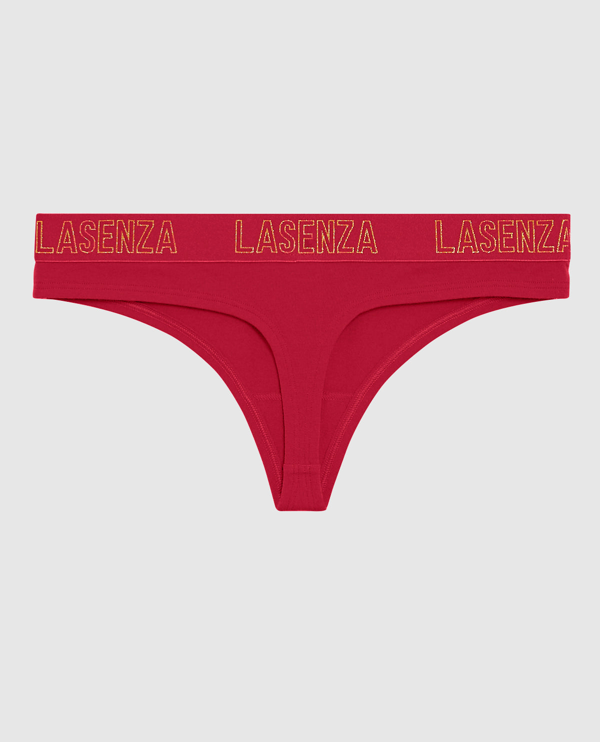 Thong Panty with Logo Band