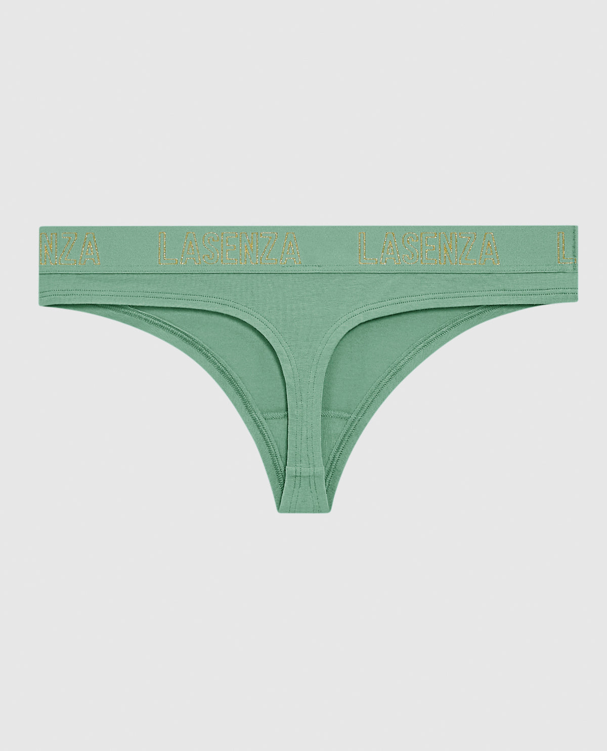 Thong Panty with Logo Band