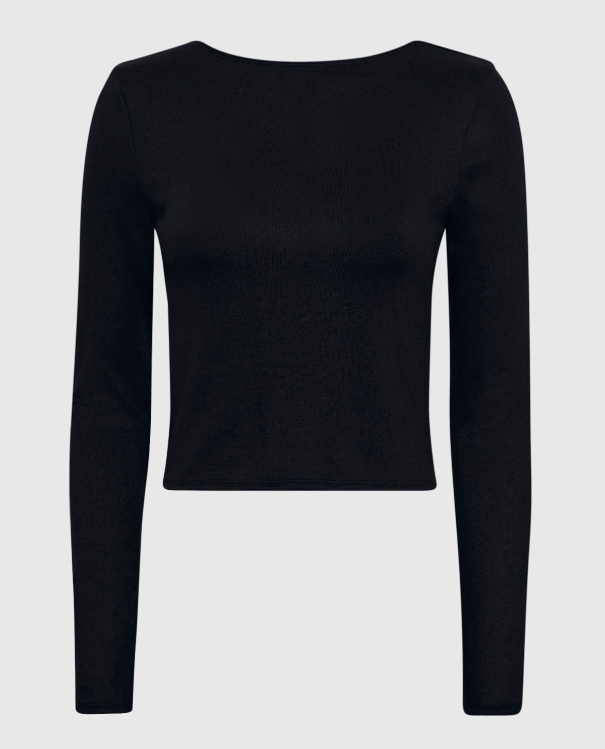 Long Sleeve Pajama Top in Smoulder Black