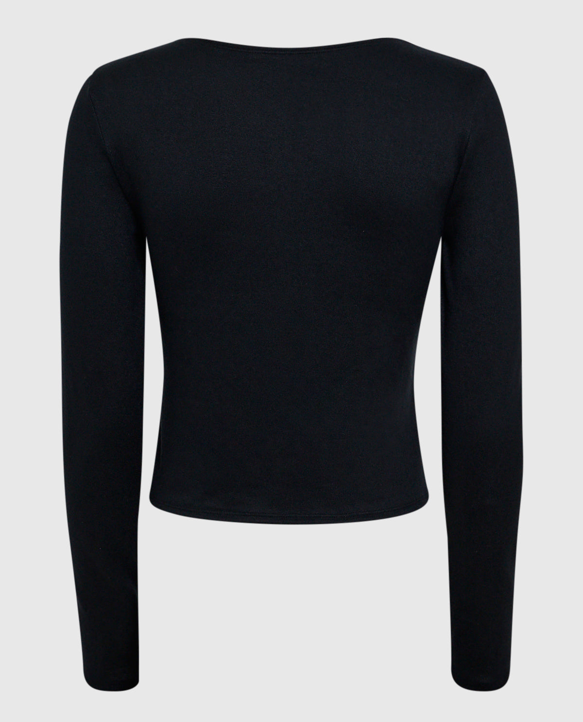 Long Sleeve Pajama Top in Smoulder Black