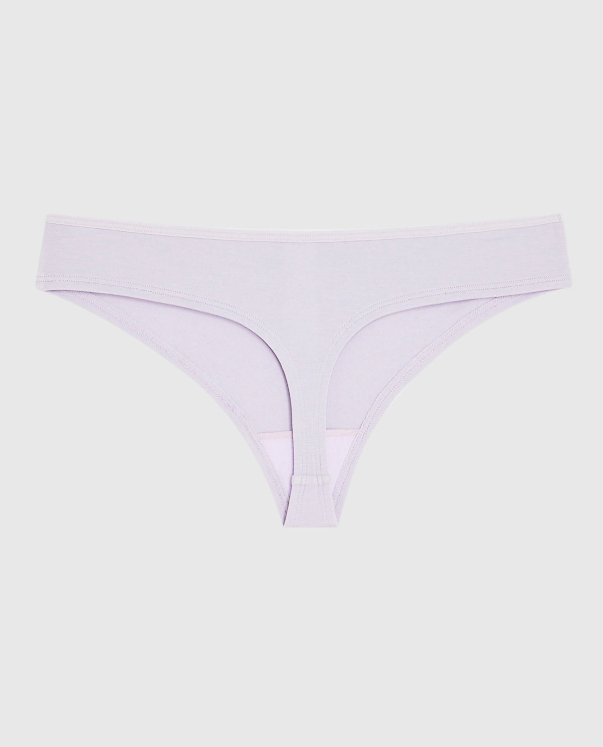 Thong Panty with Bow in Lavender Cake