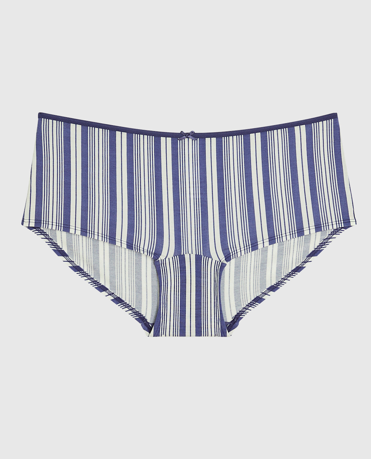 Boyshort Panty with Bow in Fable Stripe