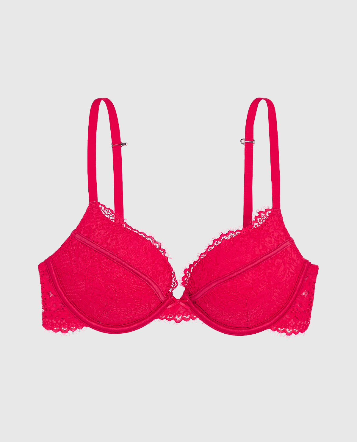 Up 2 Cup Lace Bra in Cosmo Red