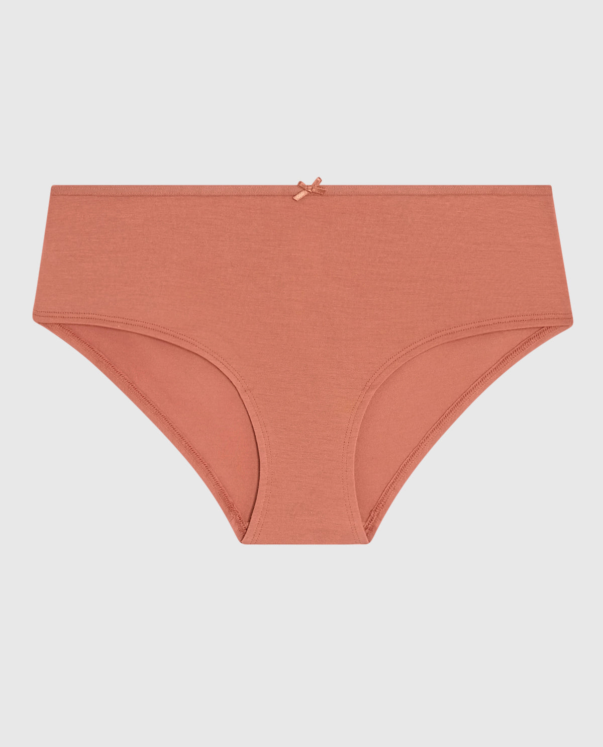 Hipster Panty with Bow in Rosy Blush