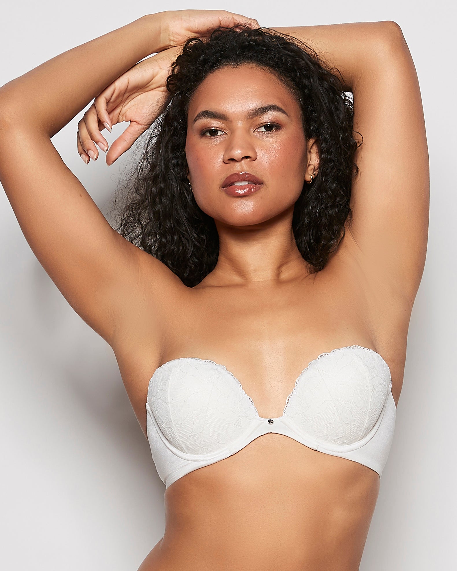 Strapless Push Up Bra in Ivory