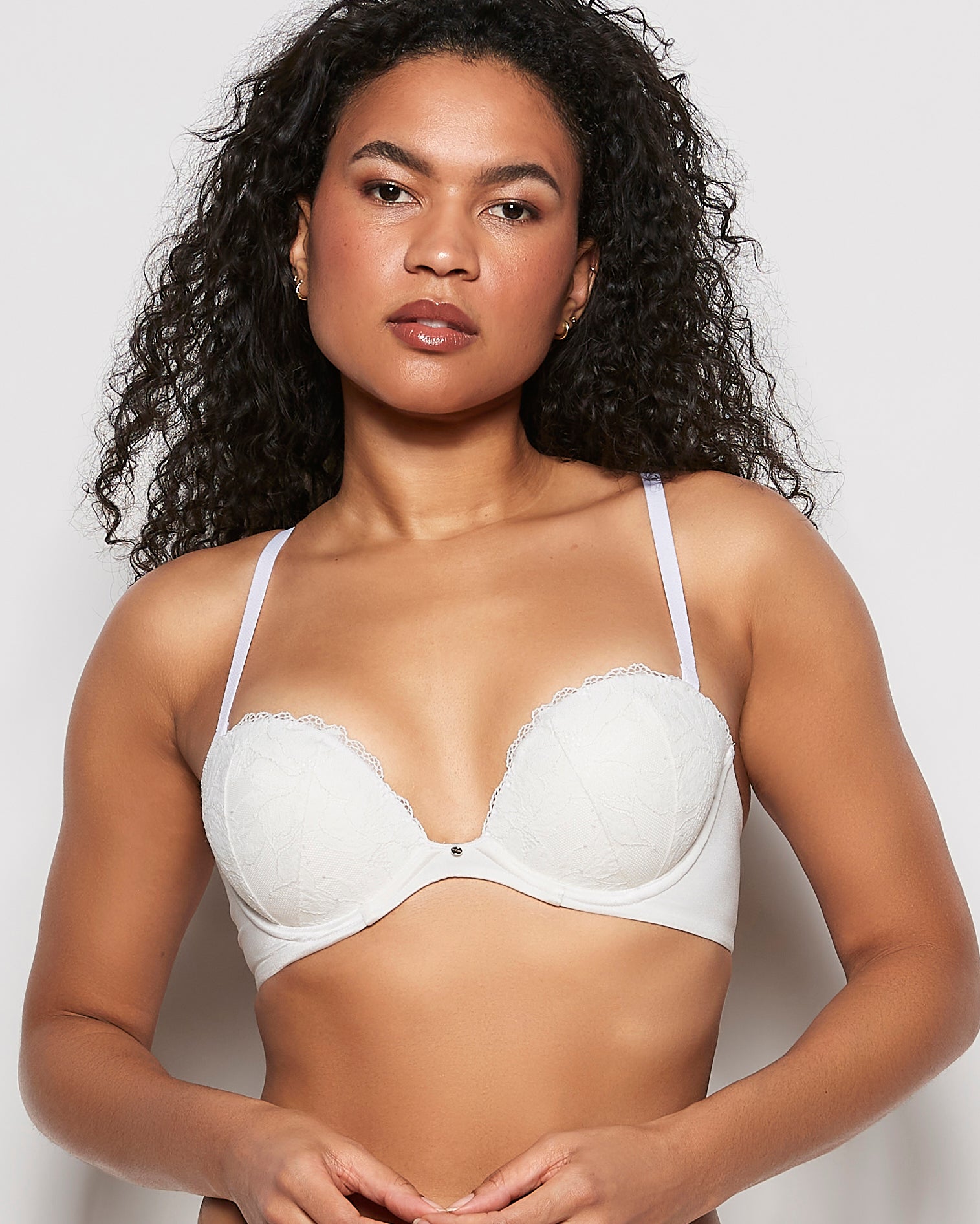 Strapless Push Up Bra in Ivory