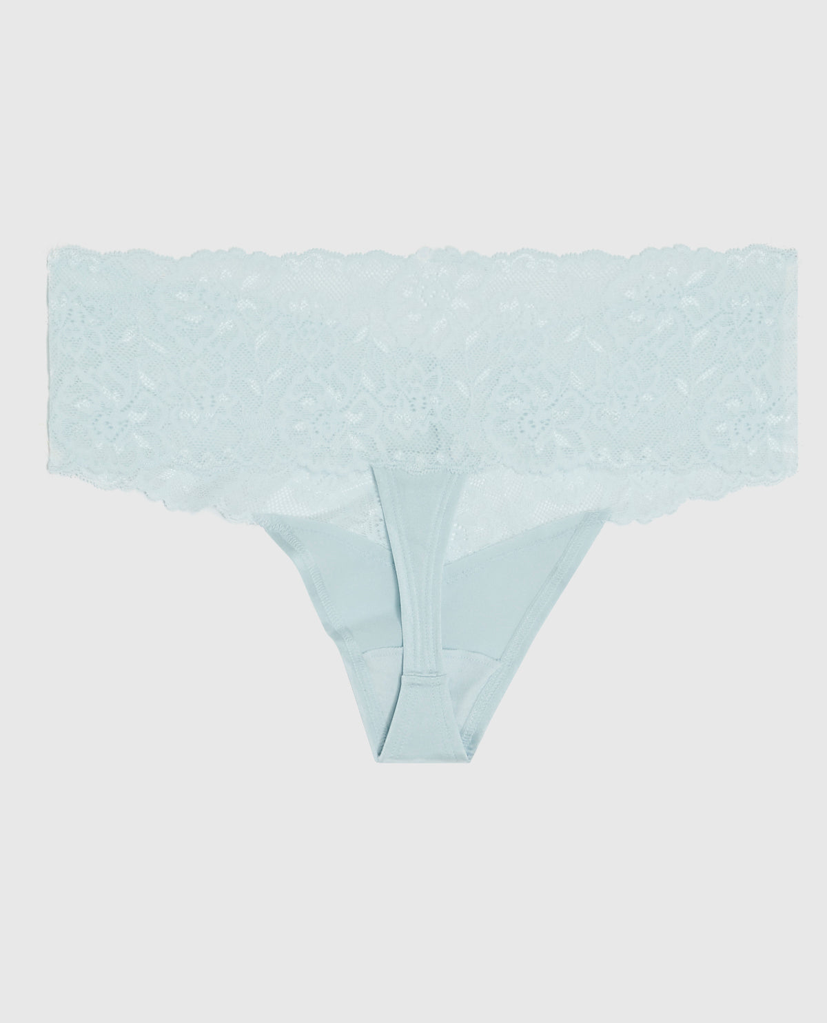 Magnificent Lace Thong Panty in Vista Blue