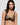 Unlined Mesh Bra with Picot Trim in Black