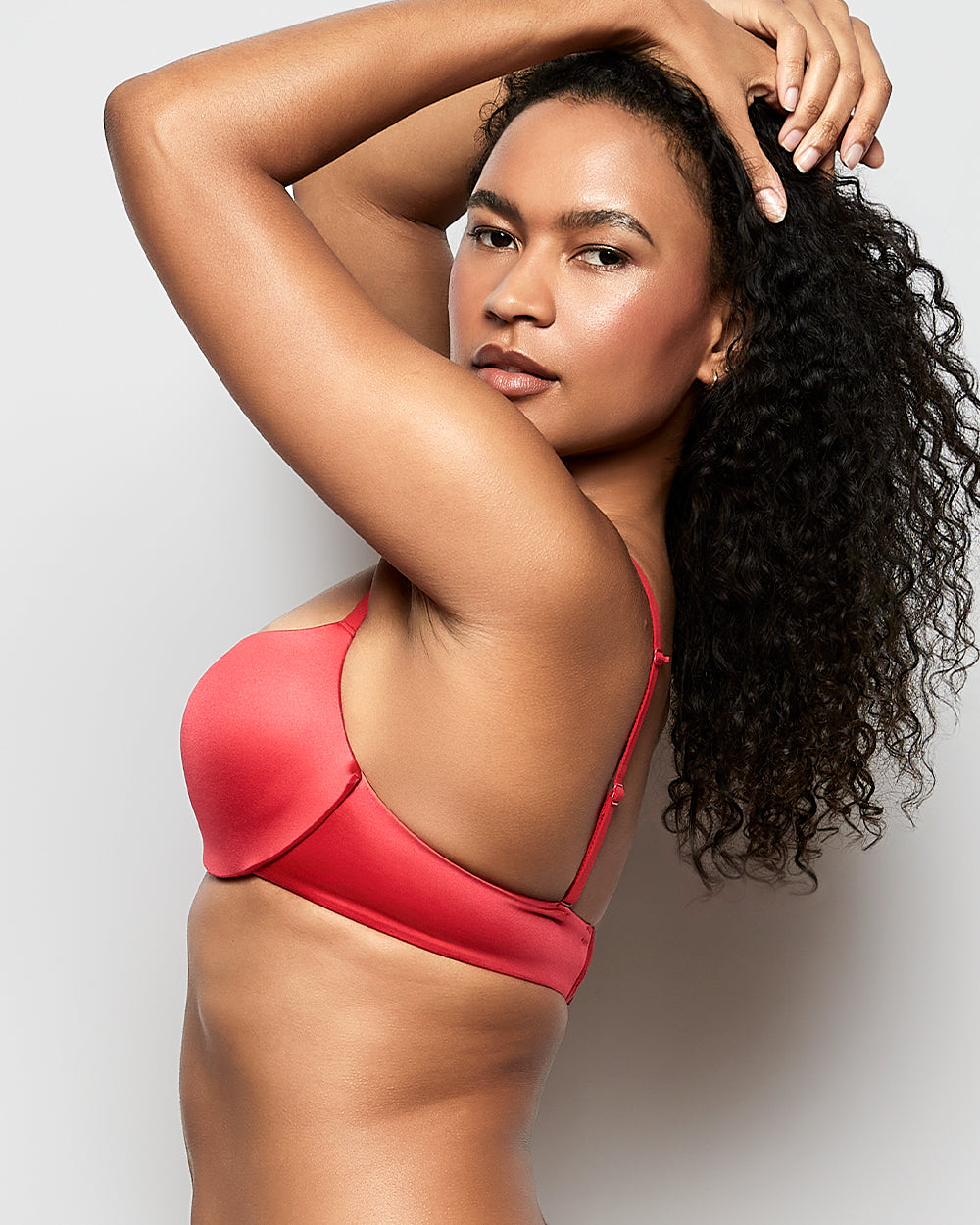 Comfort Push Up Bra in Cosmo Red