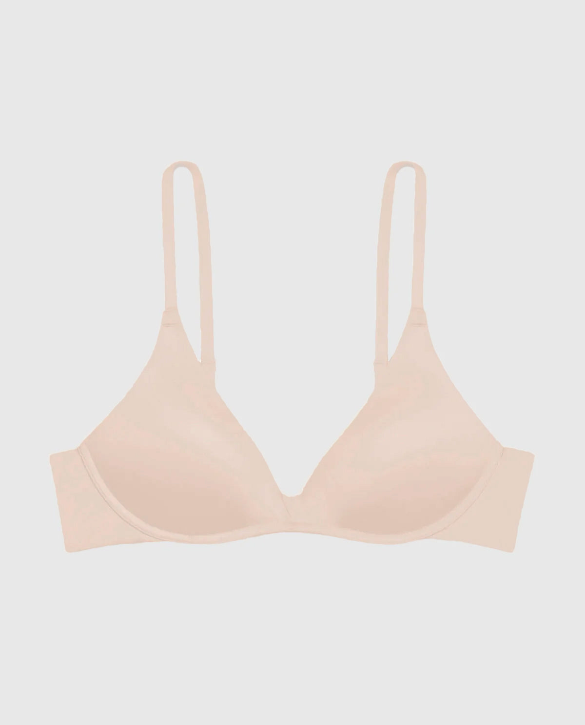 Soutien-gorge sans armatures avec soutien léger rose subtil